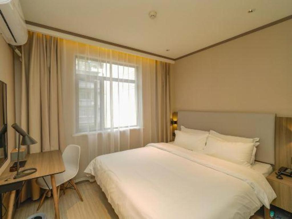 Hanting Hotel Hangzhou Central Wulin Square Metro Station Buitenkant foto