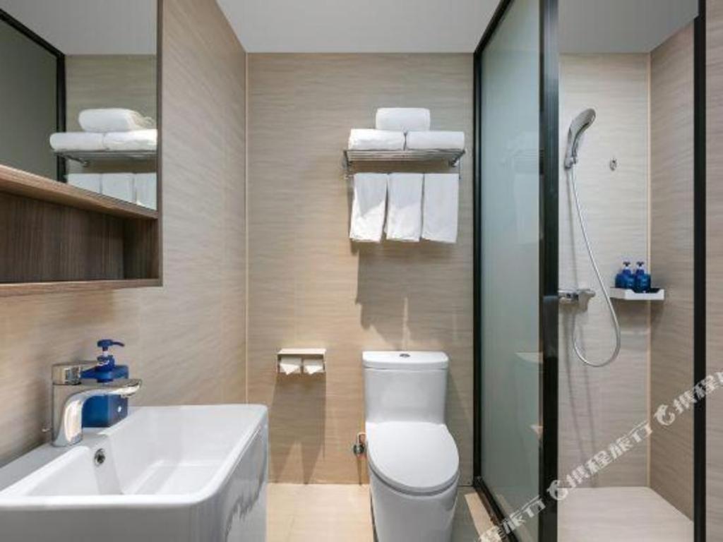 Hanting Hotel Hangzhou Central Wulin Square Metro Station Buitenkant foto