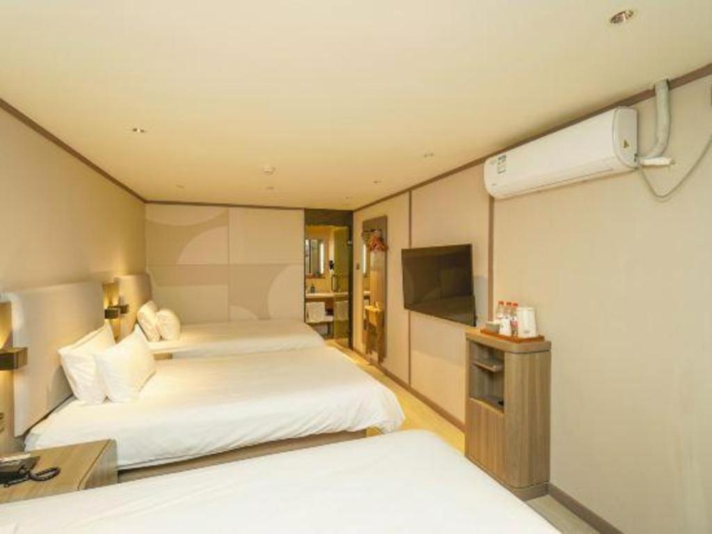 Hanting Hotel Hangzhou Central Wulin Square Metro Station Buitenkant foto
