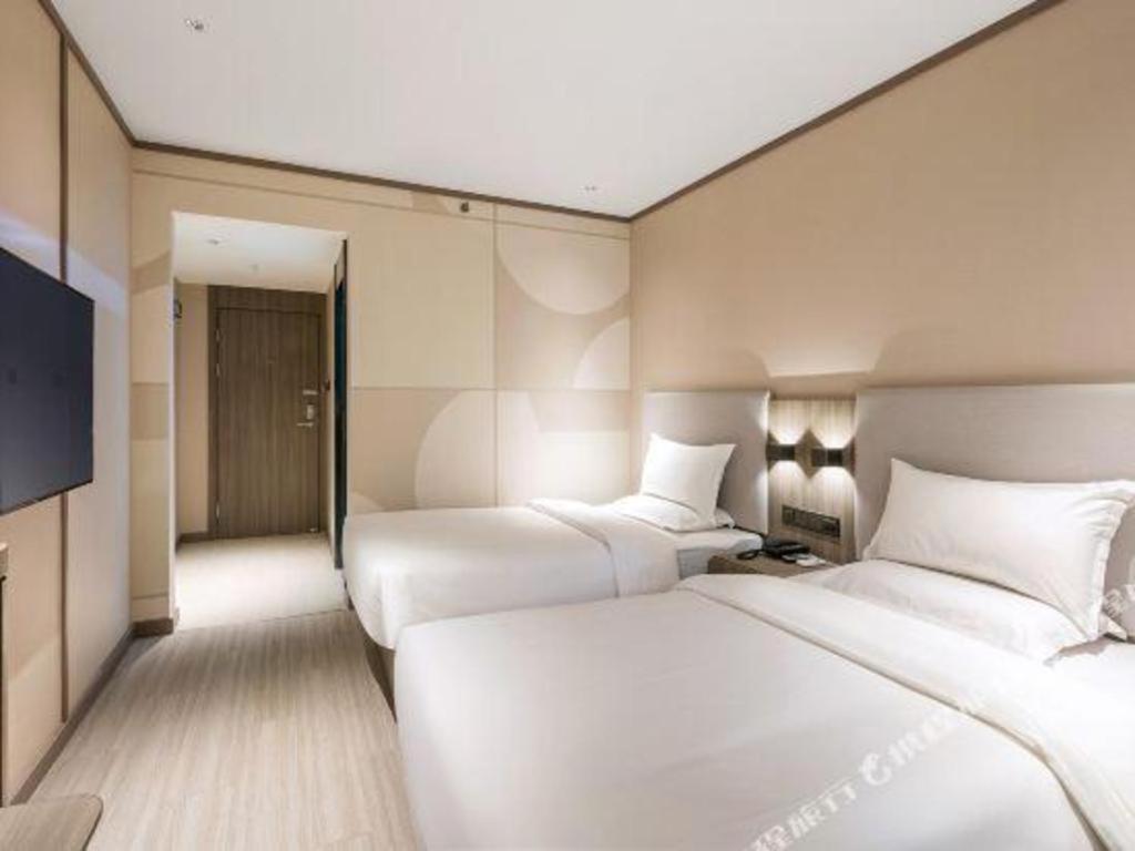 Hanting Hotel Hangzhou Central Wulin Square Metro Station Buitenkant foto