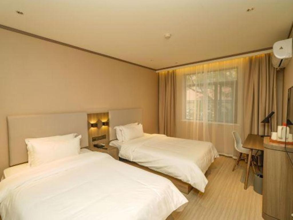 Hanting Hotel Hangzhou Central Wulin Square Metro Station Buitenkant foto